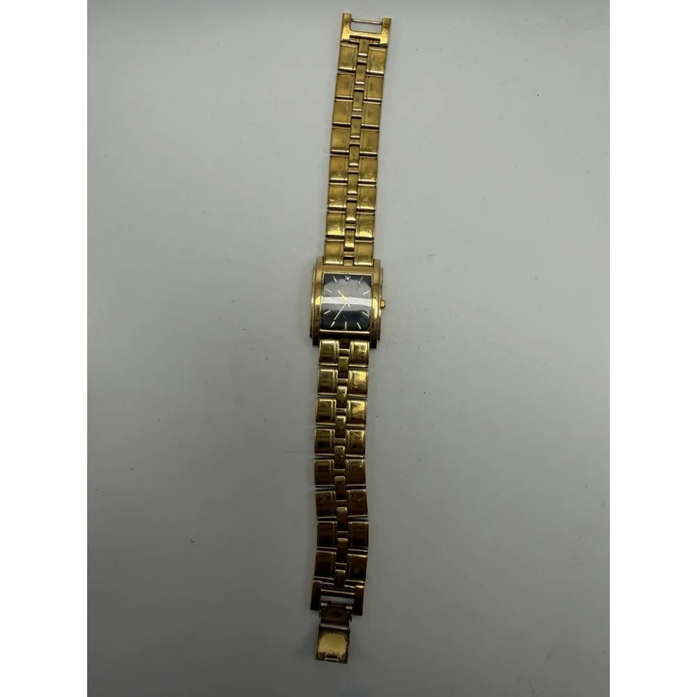 Caravelle By Bulova 44D05 Mens Tank Watch New Battery 26MM 8.5
